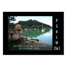 Give Thanks to The Lord -Psalm 136:1- Tract Card / Business Cards