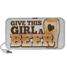 Give this girl a Beer ND Portable Speaker