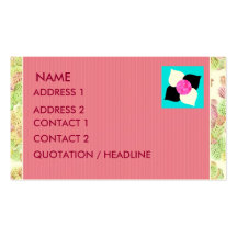 GIVE WITH CARE ! BUSINESS CARD TEMPLATES