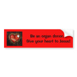 Give your heart to Jesus Bumper Sticker
