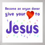Give your heart to Jesus posters