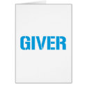 Giver - Funny comedy humour sex greedy cards
