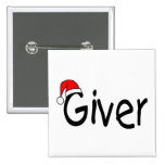 Giver Pinback Button