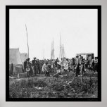 Giving Aid Christian Commission in VA 1862 posters