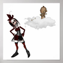 giving cupid attitude punk anti vday posters