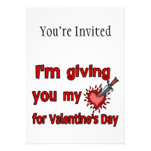 Giving You My Heart For Valentine's Day Card