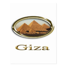 Giza Pyramids Designs Post Cards