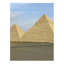 Giza Pyramids Photo Post Card