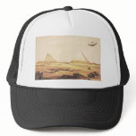 Giza Spaceship Trucker Hats