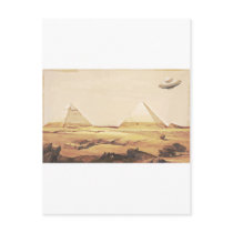 Giza Spaceship Postcard