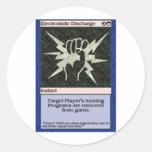 GK: ESD ROUND STICKERS