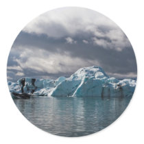 Glacier Lagoon #2 Round Stickers