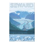 Glacier Scene - Seward, Alaska Canvas Print