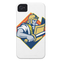 Gladiator With Sword And Shield Case-Mate iPhone 4 Cases