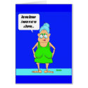 Gladys Stripper Birthday Card