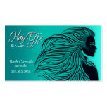 Glam Hair I - Beauty Salon Beautician Hair Stylist business cards