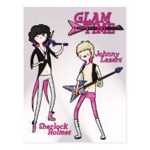 Glam Time post card