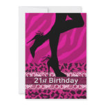Glamalicious Sexy Legs Zebra Leopard 21st Birthday