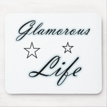 Glamorous Life Stars Mousepad