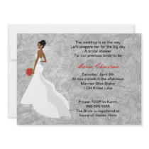 Glamour Girl Bridal Shower Invitation 1