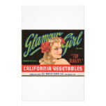 Glamour Girl Customized Stationery