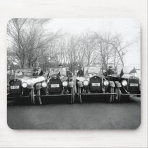 Glamour Girls & Classic Cars Vintage Photo Mouse Pad