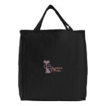 Glamour Puss embroidered bags