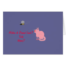 Glamour Puss Greeting Cards