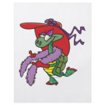 glamourous girly fashion turtle cartoon flyers