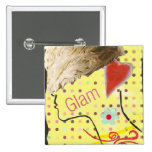 Glamourous Hat "Glam" buttons