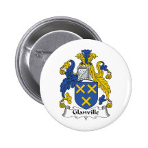 Glanville Family Crest Buttons