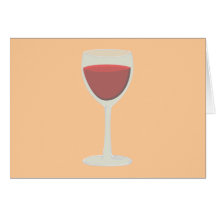 Glas Wein Weinglas glass of wine Grußkarten