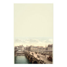 Glasgow Bridge, Glasgow, Scotland Personalized Stationery