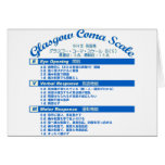Glasgow Coma Scale cards