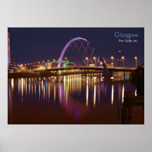 Glasgow - The Clyde Arc Print