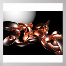 Glass Asteroids Poster
