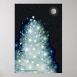 " GLASS CHRISTMAS TREE " by: Robert Singletary posters