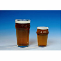 Glass filled with beer photo sculptures