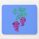 Glass Grapes Mousemats