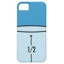 Glass Half Full - optimism iPhone 5 Cases