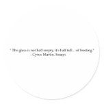 Glass Half Full stickers