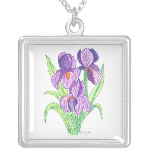 Glass Image of Iris Necklace