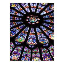 Glass Light Post Card