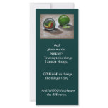 GLASS MARBLES: ART: SERENITY PRAYER rack cards