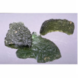 Glass meteorites (tektites) photo sculpture