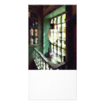 Glass Mortar and Pestle on Windowsill photo cards