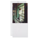 Glass Mortar and Pestle on Windowsill Personalized Rack Card