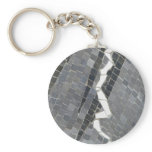 Glass mosaic keychain