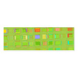 Glass Mosaic Tile template business cards