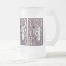 Glass Mug: Victor, Victoria Bicycles